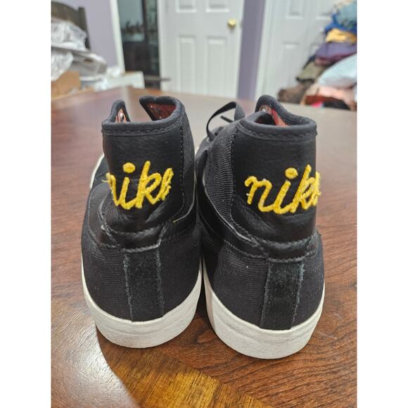 Nike Blazer Court Mid Premium SB Black Sneakers Men’s US Size 11.5 - Picture 3 of 9